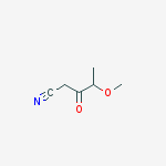 Structure of 4-Methoxy-3-oxopentanenitrile