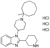 1-[1-(1-甲基环辛基)-4-哌啶基]-2-[(3R)-3-哌啶基]-1H-苯并咪唑结构式