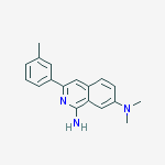 N7,N7-dimethyl-3-m-tolylisoquinoline-1,7-diamine 277.3636结构式