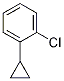 Benzene, 1-chloro-2-cyclopropyl-结构式