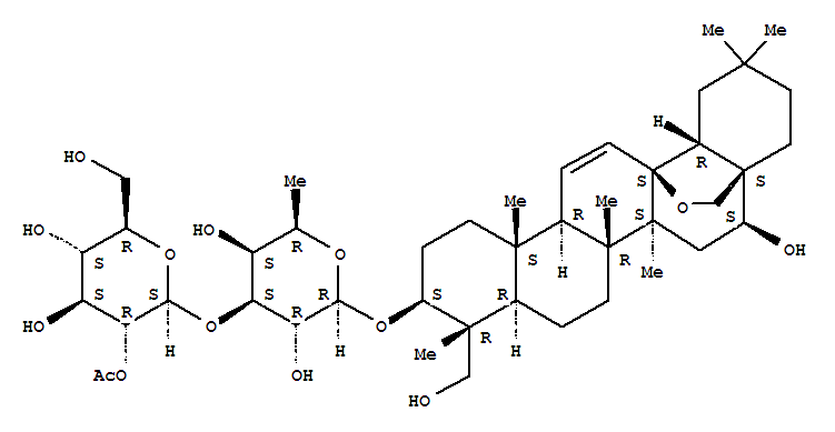 Structure of 2''-O-AcetylsaikosaponinA