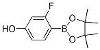 Structure of 3-Fluoro-4-(4,4,5,5-tetramethyl-1,3,2-dioxaborolan-2-yl)phenol