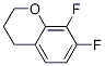 2H-1-Benzopyran, 7,8-difluoro-3,4-dihydro-结构式