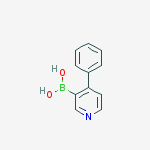 Structure of 4-PHENYLPYRIDINE-3-BORONIC ACID