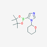 Structure of 1-(Tetrahydro-2H-pyran-2-yl)-1H-imidazole-5-boronic acid pinacol ester