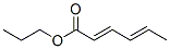 Structure of Propyl sorbate