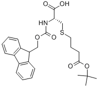 Structure of (R)-FMOC-2-AMINO-3-(3-TERT-BUTOXYCARBONYL-PROPYLSULFANYL)-PROPIONIC ACID