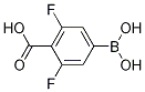 Structure of 3,5-Difluoro-4-carboxyphenylboronic acid