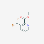 Methyl 3-(dibromomethyl)picolinate结构式