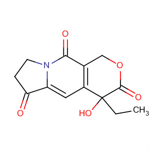 Structure of (±)- 1H-Pyrano[3,4-f]indolizine-3,6,10(4H)-trione, 4-ethyl-7,8-dihydro-4-hydroxy