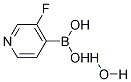 Structure of (3-fluoropyridin-4-yl)boronic acid,hydrate