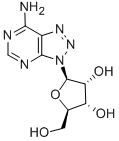 3-beta-d-ribofuranosyl-3h-1,2,3-triazolo(4,5-d)pyrimidin-7-amine结构式