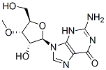 Structure of 2-amino-9-[(2R,3R,4S,5R)-3-hydroxy-5-(hydroxymethyl)-4-methoxyoxolan-2-yl]-3H-purin-6-one