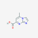 Structure of 5-METHYL-IMIDAZO[1,2-A]PYRIMIDINE-7-CARBOXYLIC ACID