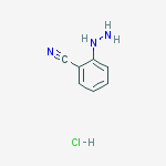 Structure of 2-HYDRAZINO-BENZONITRILE HYDROCHLORIDE