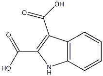 1H-indole-2,3-dicarboxylic acid结构式