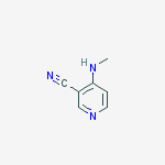 Structure of 4-(methylamino)pyridine-3-carbonitrile