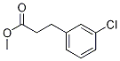 Structure of Benzenepropanoic acid, 3-chloro-, Methyl ester