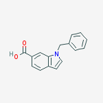 Structure of 1-Benzyl-1H-indole-6-carboxylic acid