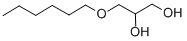 3-(Hexyloxy)-1,2-propanediol结构式