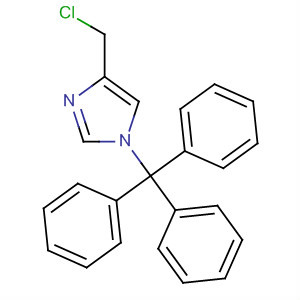 1-三苯甲基-4-氯甲基咪唑结构式