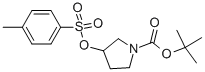 Structure of 1-BOC-3-(TOLUENE-4-SULFONYLOXY)-PYRROLIDINE