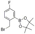 Structure of 2-(2-(Bromomethyl)-5-fluorophenyl)-4,4,5,5-tetramethyl-1,3,2-dioxaborolane
