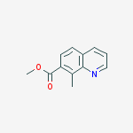 methyl 8-methylquinoline-7-carboxylate结构式