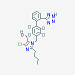 Structure of LOSARTAN-D4