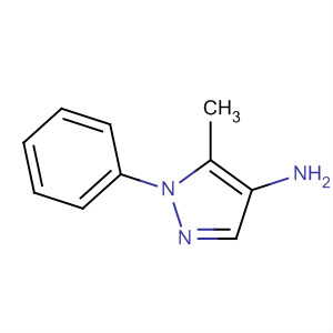 Structure of 1H-Pyrazol-4-amine, 5-methyl-1-phenyl-