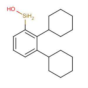 Structure of Silanol, dicyclohexylphenyl-