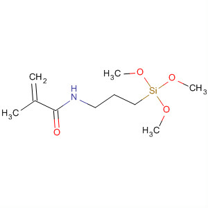 2-Propenamide, 2-methyl-N-[3-(trimethoxysilyl)propyl]-结构式