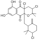 Structure of napyradiomycin B1