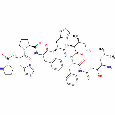 Structure of renin inhibitory peptide, R-PEP-27