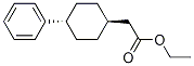 Structure of CYCLOHEXANEACETIC ACID, 4-PHENYL-, ETHYL ESTER, TRANS-