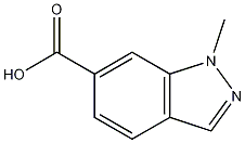 Structure of 1-Methylindazole-6-carboxylic acid