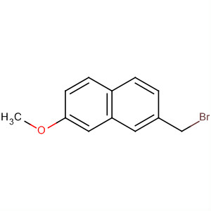 Chemical structure of Naphthalene, 2-(bromomethyl)-7-methoxy-