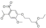 Structure of 4-(4-Acetyl-2-Methoxy-5-nitrophenoxy)-butanoic Acid Ethyl Ester