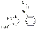 Structure of 5-AMino-3-(2-broMophenyl)pyrazole Hydrochloride