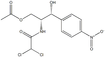 Structure of chloramphenicol 3-acetate