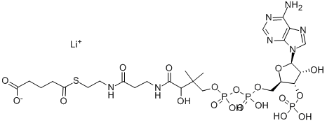GLUTARYL COENZYME A LITHIUM SALT结构式