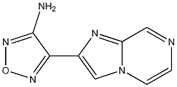 Structure of 1,2,5-Oxadiazol-3-amine,4-imidazo[1,2-a]pyrazin-2-yl-