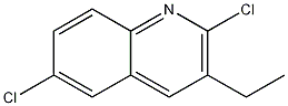 Structure of 2,6-DICHLORO-3-ETHYLQUINOLINE