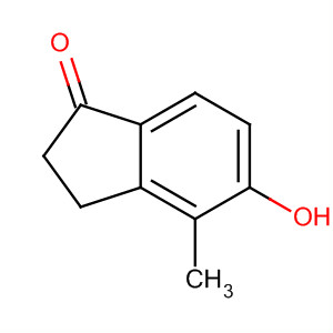 Structure of 1H-Inden-1-one, 2,3-dihydro-5-hydroxy-4-methyl-
