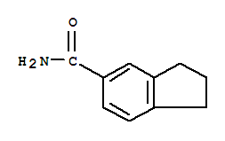 Structure of 1H-Indene-5-carboxamide,2,3-dihydro-