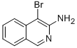 Structure of 4-BROMO-ISOQUINOLIN-3-YLAMINE