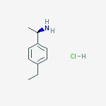 Structure of (R)-1-(4-ETHYLPHENYL)ETHANAMINE-HCL