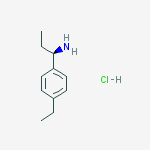 Structure of (R)-1-(4-ETHYLPHENYL)PROPAN-1-AMINE-HCL