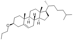 Structure of CHOLESTERYL PROPYL ETHER