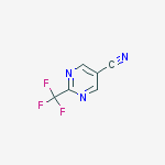 2-trifluoromethyl-pyrimidine-5-carbonitrile结构式